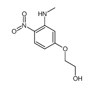 3-甲氨基-4-硝基苯氧基乙醇结构式