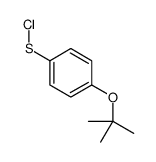 [4-[(2-methylpropan-2-yl)oxy]phenyl] thiohypochlorite Structure