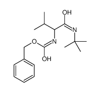 (S)-[1-[[(叔丁基)氨基]羰基]-2-甲基丙基]氨基甲酸苄酯结构式