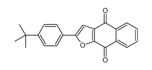 2-(4-tert-butylphenyl)benzo[f][1]benzofuran-4,9-dione结构式