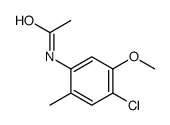N-(4-chloro-5-methoxy-2-methylphenyl)acetamide Structure