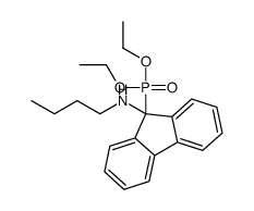 N-butyl-9-diethoxyphosphorylfluoren-9-amine结构式
