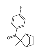 (4-fluorophenyl)(7-methylbicyclo[2.2.1]heptan-7-yl)methanone结构式