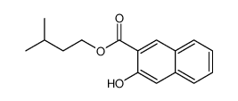 3-methylbutyl 3-hydroxynaphthalene-2-carboxylate Structure