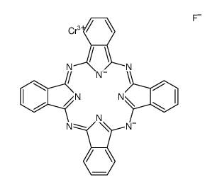 phthalocyanine, fluoro chromium Structure