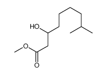 methyl 3-hydroxy-8-methylnonanoate Structure