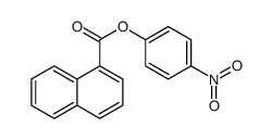 (4-nitrophenyl) naphthalene-1-carboxylate Structure