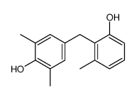 4-[(2-hydroxy-6-methylphenyl)methyl]-2,6-dimethylphenol结构式