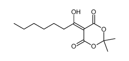 heptanoyl Meldrum s acid Structure