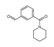 3-(piperidine-1-carbonyl)-benzaldehyde结构式