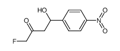 1-fluoro-4-hydroxy-4-(4'-nitrophenyl)-butan-2-one Structure
