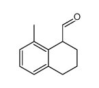 8-methyl-1,2,3,4-tetrahydronaphthalene-1-carbaldehyde结构式