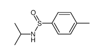 p-Toluolsulfinsaeure-isopropylamid结构式