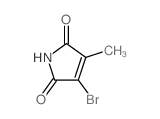 1H-Pyrrole-2,5-dione,3-bromo-4-methyl-结构式