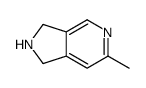 6-methyl-2,3-dihydro-1H-pyrrolo[3,4-c]pyridine Structure