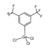 1-(trichlorogermyl)-3,5-bis(trifluoromethyl)benzene结构式