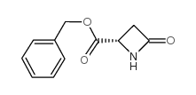 (S)-(-)-4-氧代-2-氮杂环丁烷甲酸苄酯结构式