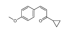 1-cyclopropyl-3-(4-methoxyphenyl)prop-2-en-1-one Structure