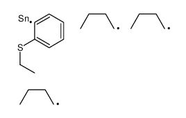 tributyl-(2-ethylsulfanylphenyl)stannane Structure