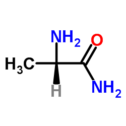 L-丙氨酰胺结构式