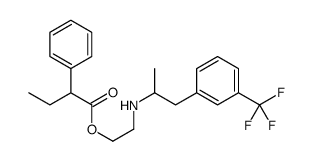 2-[1-[3-(trifluoromethyl)phenyl]propan-2-ylamino]ethyl 2-phenylbutanoate Structure