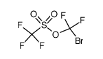 perfluorobromomethyl trifluoromethanesulfonate Structure