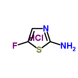 5-氟噻唑-2-胺盐酸盐结构式