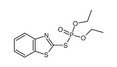 S-(benzo[d]thiazol-2-yl)O,O-diethyl phosphorothioate结构式