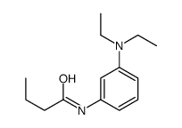 N-[3-(diethylamino)phenyl]butyramide Structure