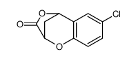 6-Chloro-4-hydroxychroman-2-carboxylic acid lactone Structure