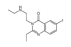 2-ethyl-3-[2-(ethylamino)ethyl]-6-iodoquinazolin-4-one Structure