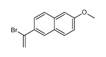 2-(1-bromoethenyl)-6-methoxynaphthalene Structure