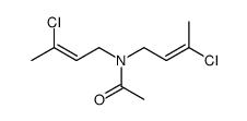 N,N-bis(3-chlorobut-2-enyl)acetamide Structure