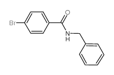N-苄基-4-溴苯甲酰胺结构式