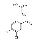 (E)-4-(3,4-dichlorophenyl)-4-oxo-but-2-enoic acid结构式