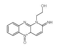 2-(2-imino-5-oxo-4aH-pyrido[3,2-b]quinoxalin-5-ium-1-yl)ethanol结构式