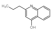 2-Propyl-4-quinolinol Structure