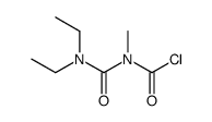 N-(chloroformyl)-N',N'-diethyl-N-methylurea结构式