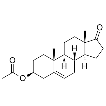 Dehydroepiandrosterone acetate structure