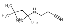 3-(叔辛基氨基)丙腈结构式