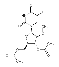 3',5'-di-o-acetyl-5-fluoro-2'-o-methyluridine structure