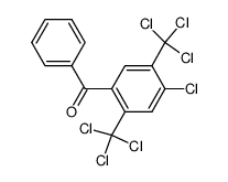 4-chloro-2,5-bis-trichloromethyl-benzophenone Structure