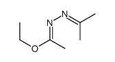 ethyl N-propan-2-ylideneethanehydrazonate结构式