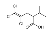 4,5,5-trichloro-2-propan-2-ylpent-4-enoic acid Structure