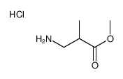 3-氨基-2-甲基丙酸甲酯盐酸盐结构式
