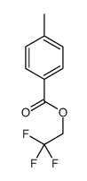 Benzoic acid, 4-Methyl-, 2,2,2-trifluoroethyl ester Structure