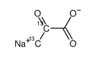 丙酮酸钠-2,3-13C2结构式