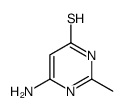 4(1H)-Pyrimidinethione, 6-amino-2-methyl- (9CI) Structure