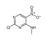 2-chloro-N-methyl-5-nitropyrimidin-4-amine Structure