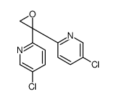 5-chloro-2-[2-(5-chloropyridin-2-yl)oxiran-2-yl]pyridine Structure
